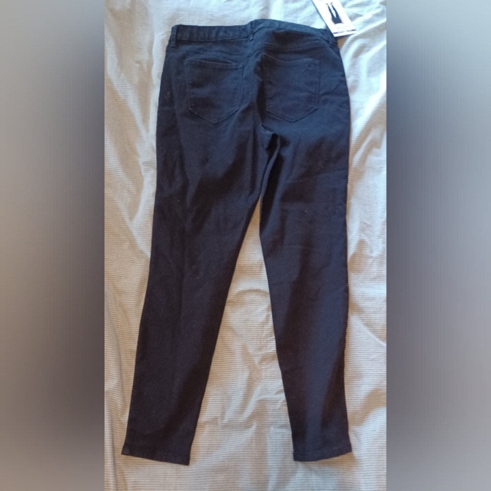 Jessica Simpson Women's High Rise Skinny Jeans Size 14/32 Inseam 30" Black - Picture 6 of 6